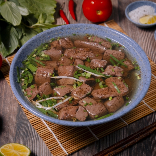 Tiết canh dê
